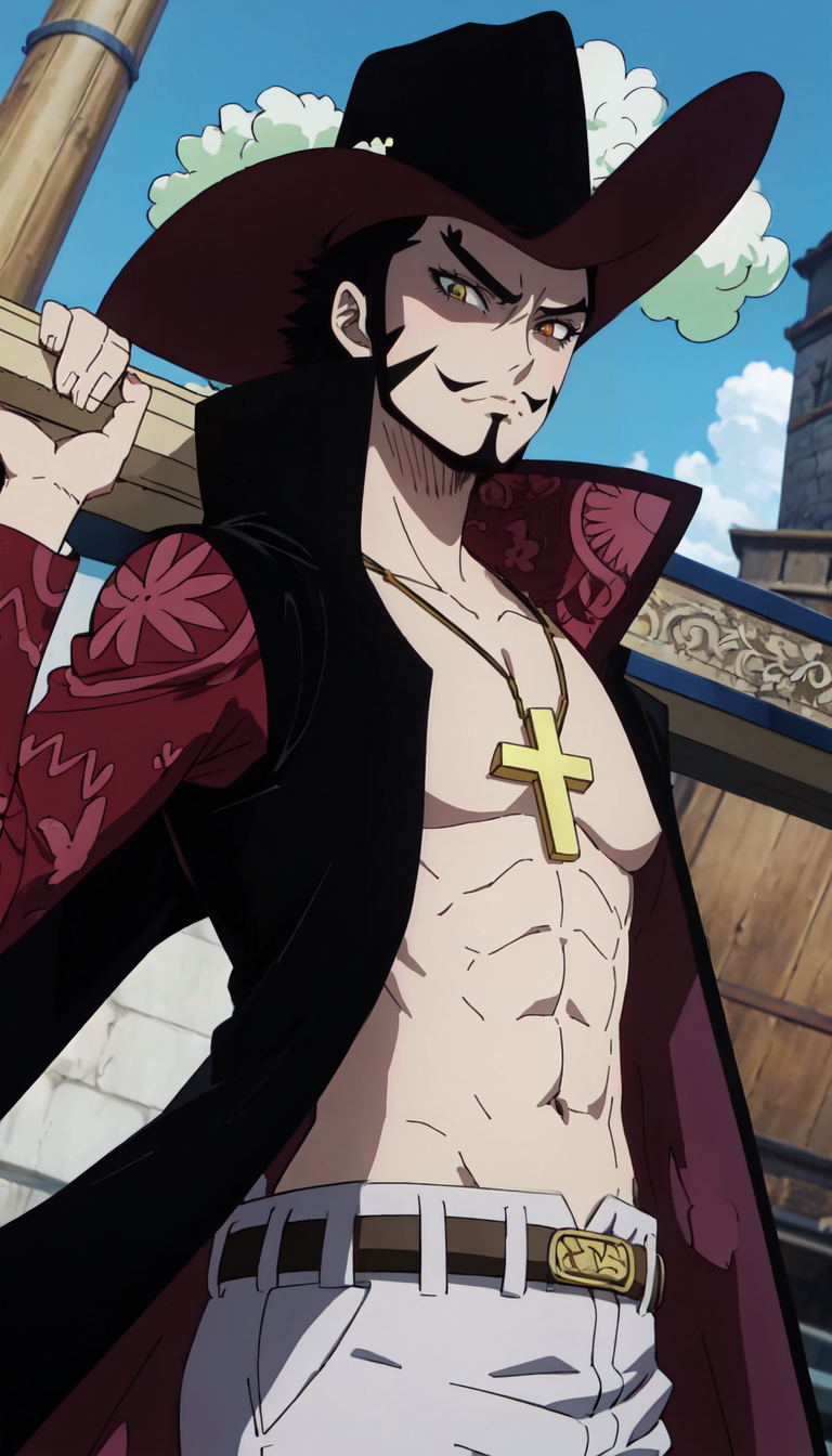 00018-ANIME_OP_dracule_mihawk_ownwaifu,www.ownwaifu.com,_facial hair,beard,abs,black hair,yellow eyes,mustache,muscular,pectorals,goat-2023-09-19-OwnWaifu_AnyAnime.png